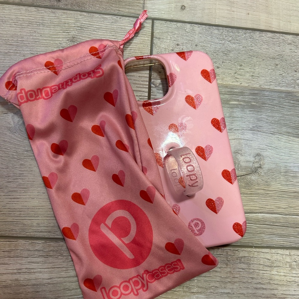Loopy sweetheart sparkle iPhone 14 case